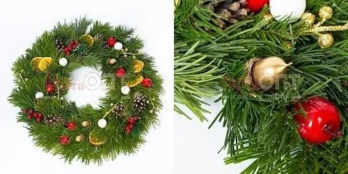 Новогодний венок № 1 — фото 17