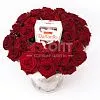 Букет № 444 с красными розами и конфетами Raffaello — фото 7