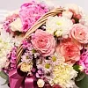 Композиция № 153 с розами и гвоздикой  — фото 10