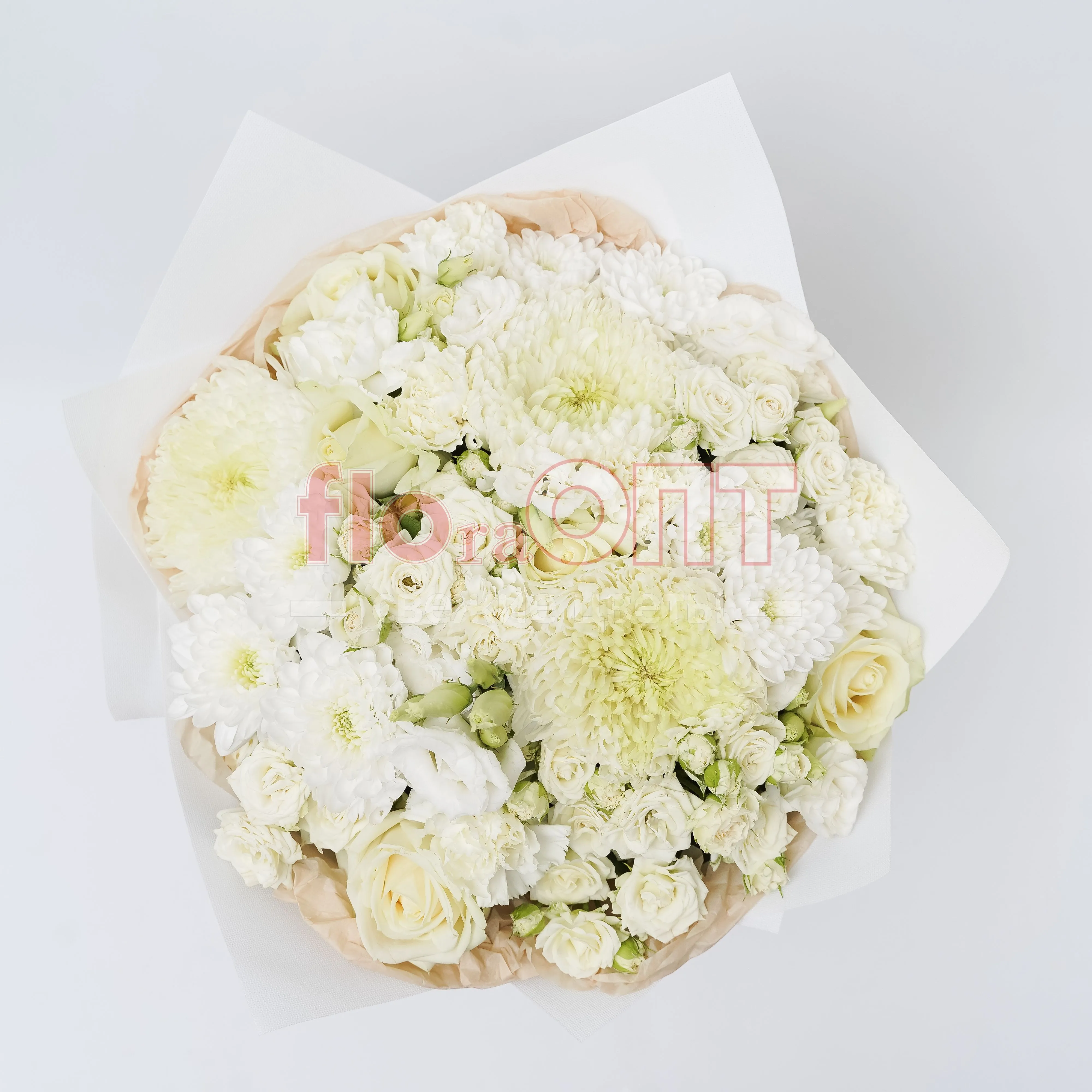 Букет № 18 белый сборный — фото 7