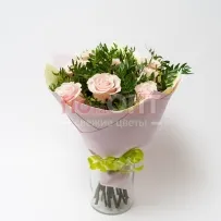 Букет № 300 из роз и зелени — фото 50