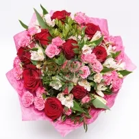 Букет № 357 с кустовыми розами  — фото 5