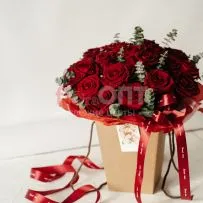 Композиция № 231 в крафтовой сумочке — фото 