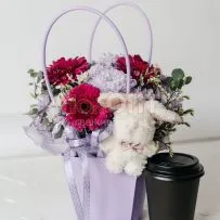 Композиция № 225 в фиолетовой сумочке  — фото 12