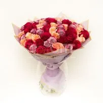 Букет № 552 из 75 эквадорских роз — фото 11