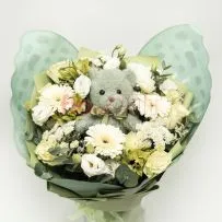 Букет № 540 с розами и герберой  — фото 70