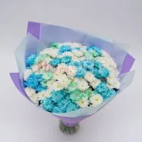 Букет № 120 из 25 кустовых хризантем  — фото 57