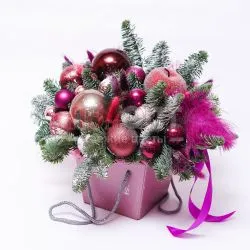 Новогодняя композиция № 32 — фото 1