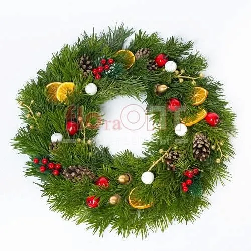 Новогодний венок № 1 — фото 1