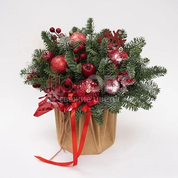 Новогодняя композиция № 59 — фото 2