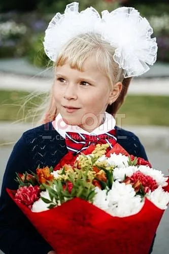 Букет № 264 из альстромерии и хризантем — фото 1