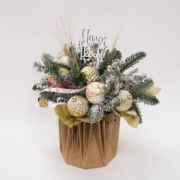 Новогодняя композиция № 57  — фото 1