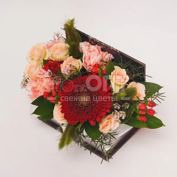 Композиция № 80 в книжке с герберой  — фото 4