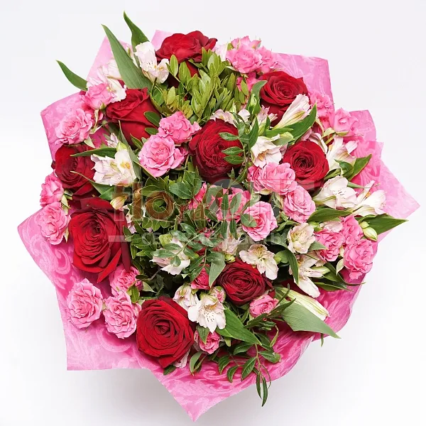 Букет № 357 с кустовыми розами  — фото 2