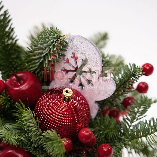 Новогодняя композиция № 51  — фото 5