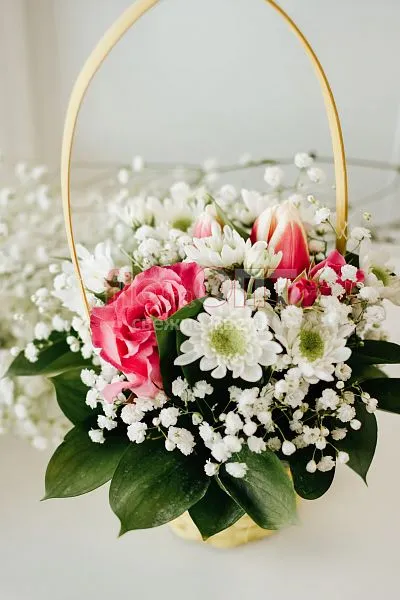 Композиция в корзине — фото 3