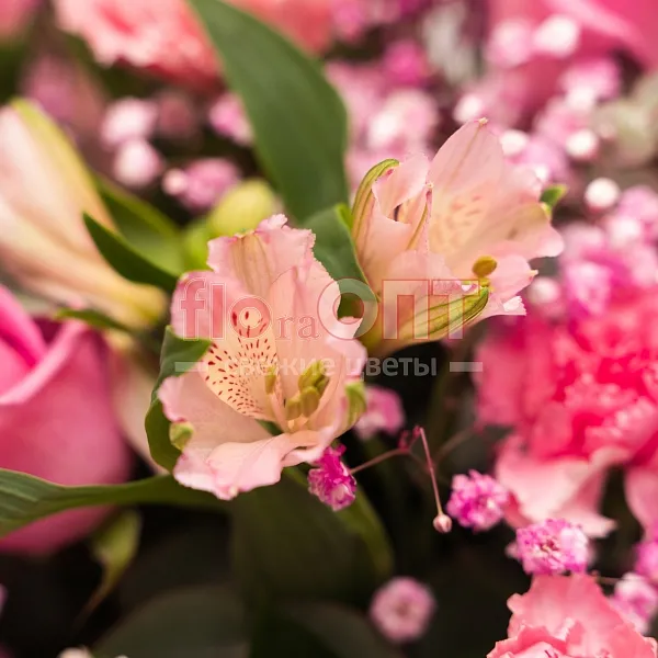 Коробка № 233 сборная в розовой цветовой гамме  — фото 5