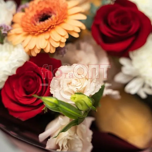 Букет № 538 с игрушкой сборный — фото 4