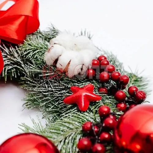 Новогодний венок № 7 — фото 5