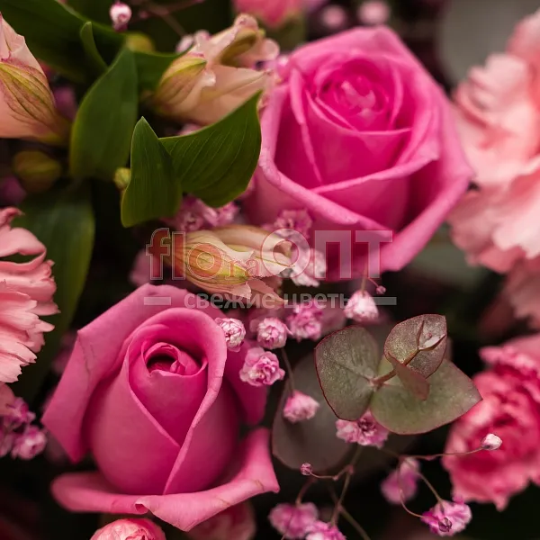 Коробка № 233 сборная в розовой цветовой гамме  — фото 4