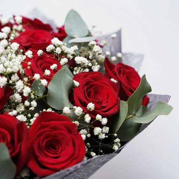 Букет № 562 из 15 красных роз  — фото 2
