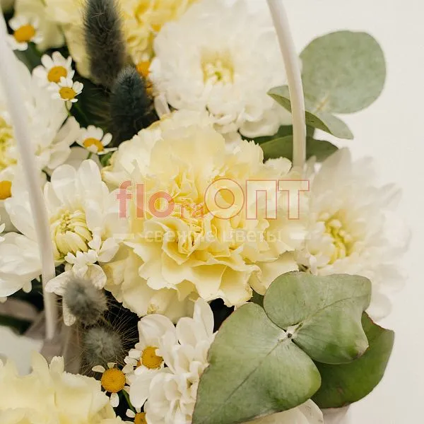 Композиция № 254 белая в сумочке  — фото 2