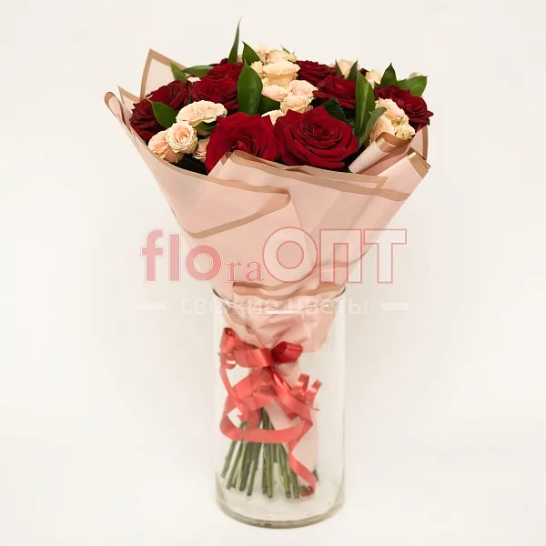 Букет № 501 с розами  — фото 1