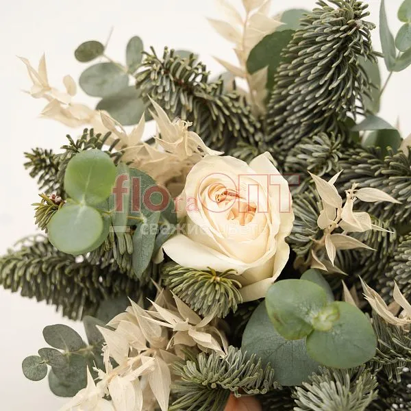 Новогодняя композиция № 40 в коробке  — фото 3